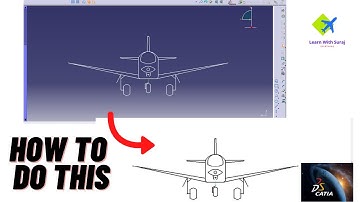 How to convert 2d sketch into pdf format in #CATIA V5 How to save 2d sketch in Catia