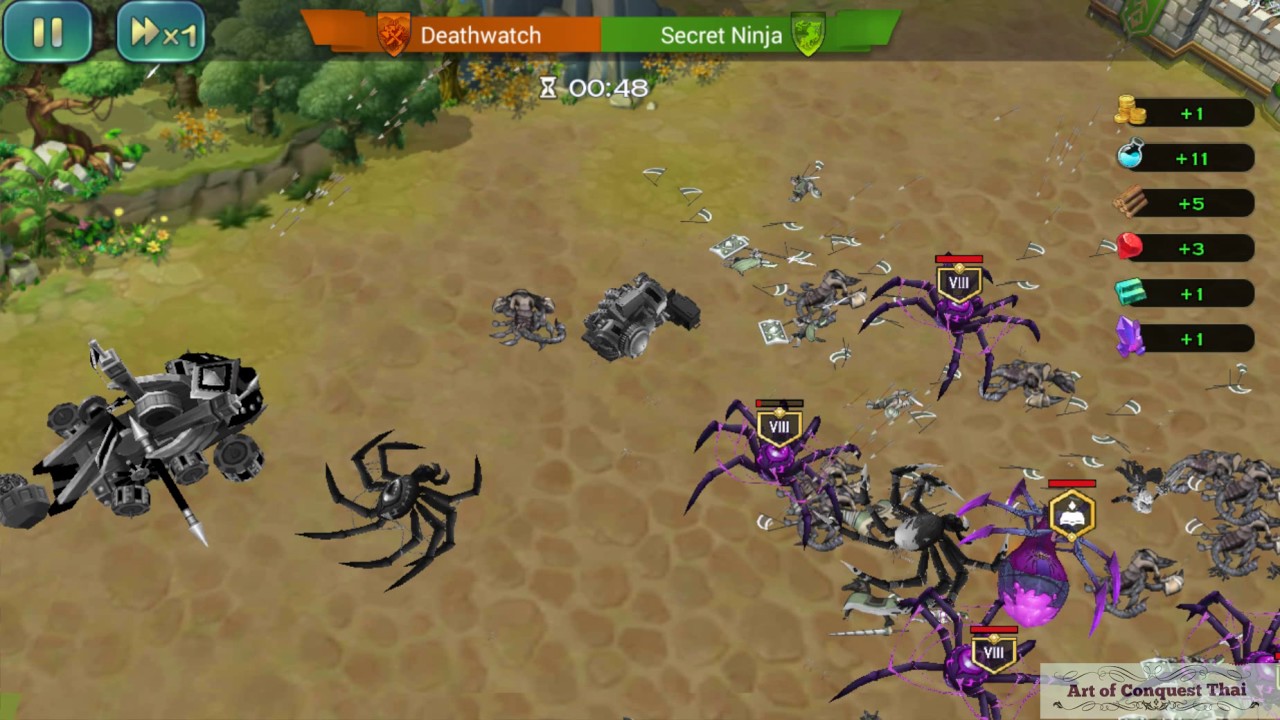 Art of Conquest Thai Lich attacked Human castle YouTube