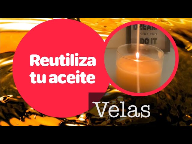 Como Hacer Velas Caseras Navideñas 🕯️🔔 Reciclando con Aceite Usado