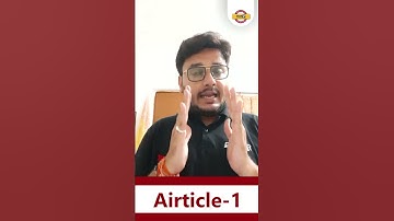ARTICLE SERIES || ARTICLE 01 || BY VED SIR