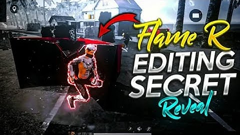 How to edit Like @FLAME R - FREE FIRE in Android