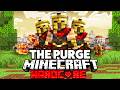 100 players simulate an ancient purge in minecraft