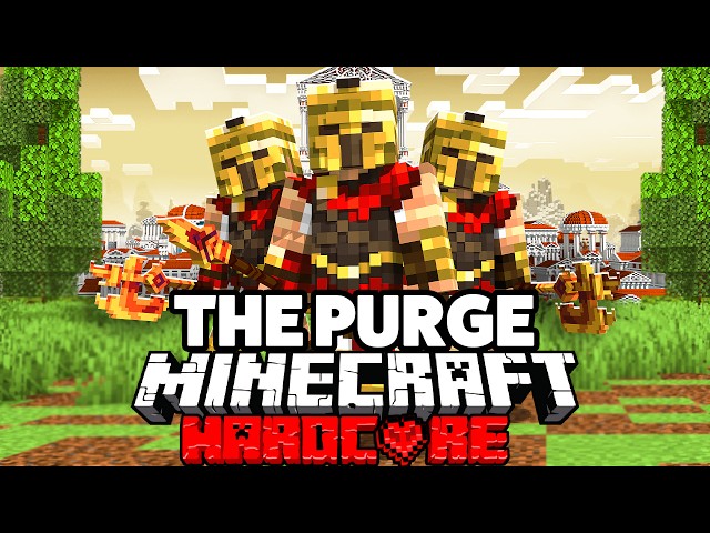 100 Players Simulate an ANCIENT PURGE in Minecraft... class=