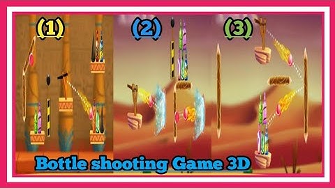 Bottle shooting Game | Gameplay Trailer (iOS & Android) Level 1-5 walkthrough #@Bottlegaming786