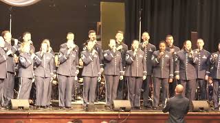 United States Air Force Band & Singing Sargeants singing 