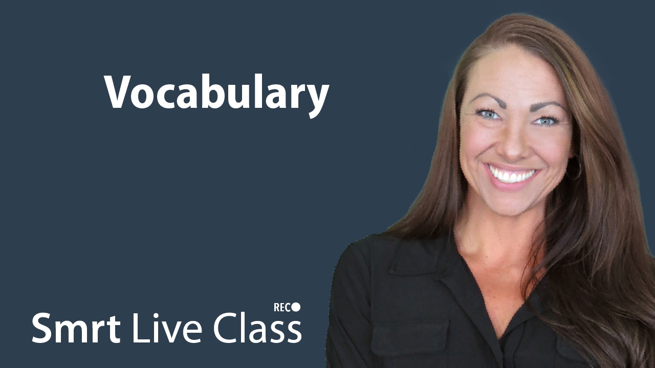 Vocabulary - Pre-Intermediate English with Abby #39
