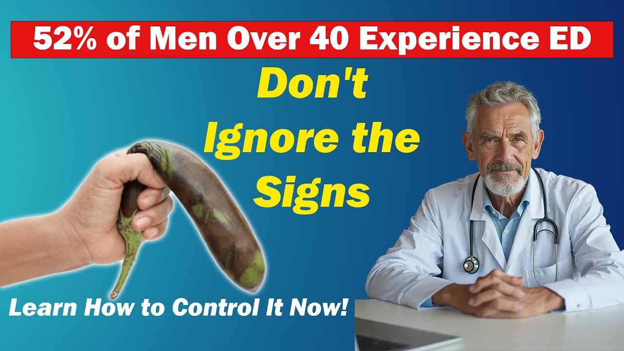 Why Erectile Dysfunction is a BIGGER Health Concern Than You Think | advice for the elderly health