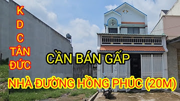 chính chủ cần bán căn nhà đường hồng phúc - kdc tân đức - xã hữu thạnh