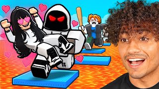 ROBLOX SAVE GIRLFRIEND FROM LAVA.. screenshot 5