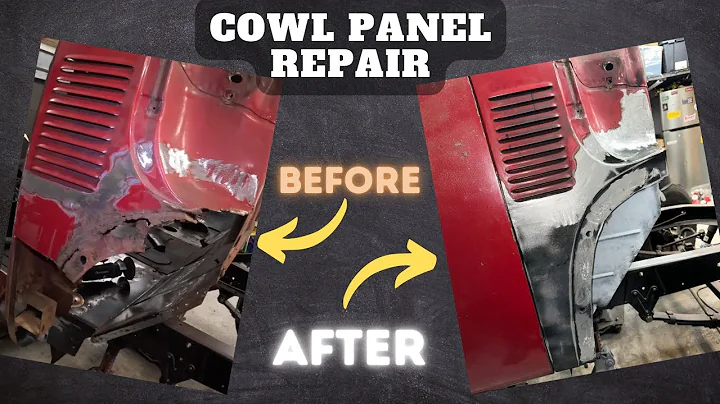 RUSTY Cowl Panel Repair on the 1953 GMC - with SUPRISING results!!