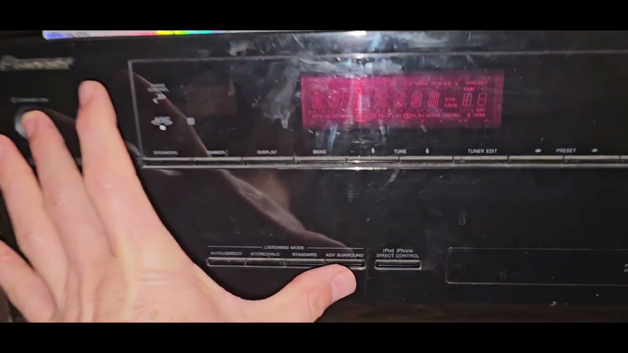 PIONEER RECEIVER VSX 820 se apaga y no vuelve a prender. (Hard Reset)