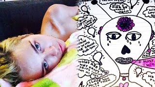 Miley Cyrus Broken Heart In New Instagram Art Posts