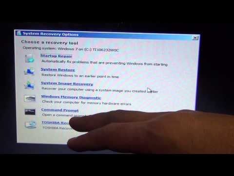 Toshiba Factory Reload C655D-s5300 Restore Fix Slow Infected Toshiba Laptop