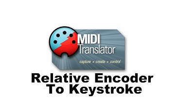 Tutorial: Translate a relative MIDI encoder to keystrokes with Bome MIDI Translator Pro