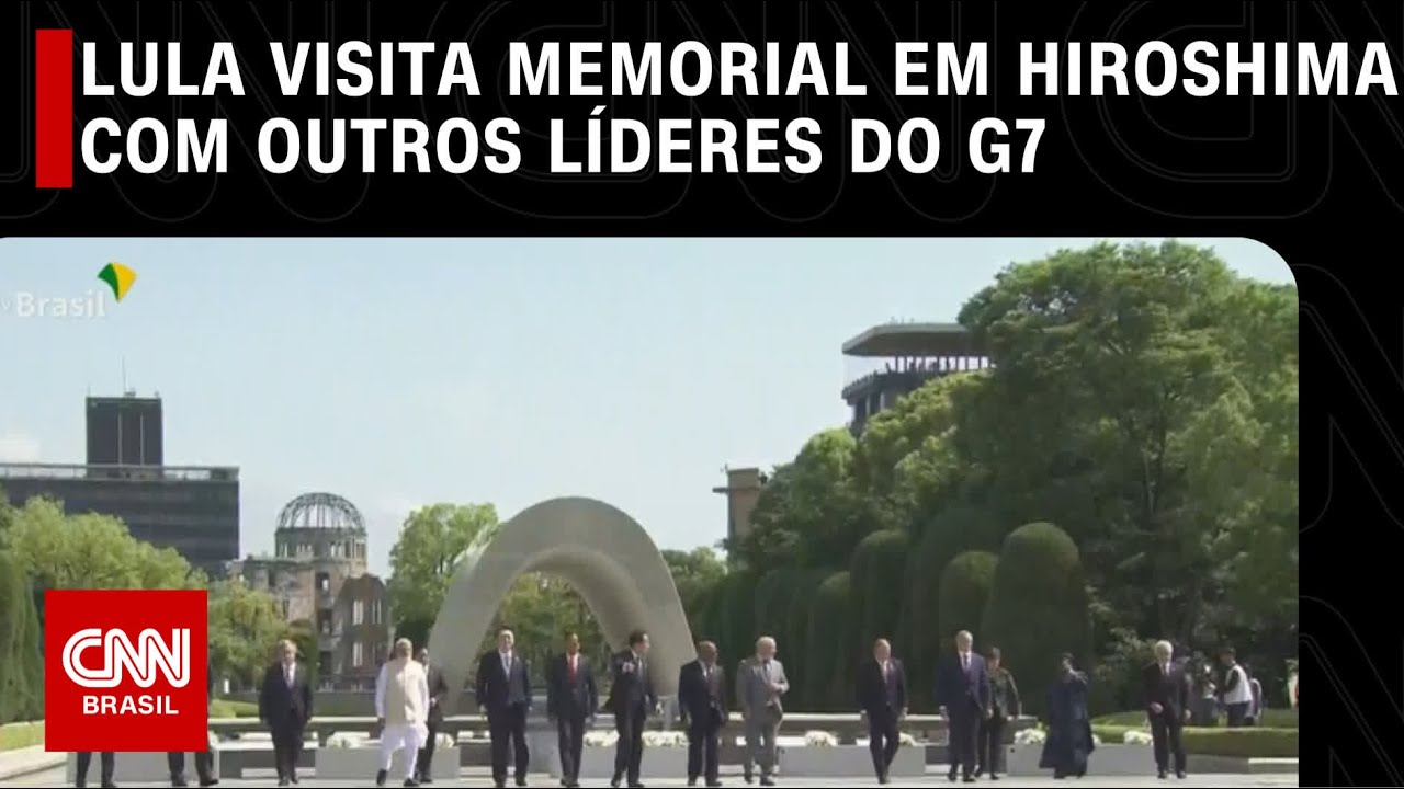 Lula visita memorial em Hiroshima com outros líderes do G7 | CNN PRIME TIME