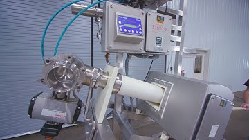 Safeline Pipeline Metal Detector with Reject Valve Demo