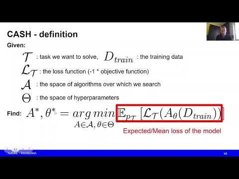 Automated Machine Learning: Combined Algorithm Selection and Hyperparameter Optimization (CASH)