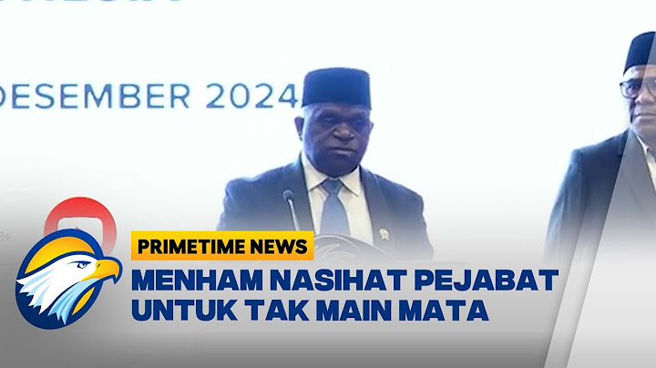 Menteri Pigai Nasihat Pejabat untuk Tak Main Mata - [Primetime News]