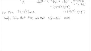 Fundamental Theorem of Complex Integration, Part 2: Proof