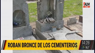 🚨 Delincuentes En El Cementerio: Profanan Tumbas Y Se Roban El Bronce