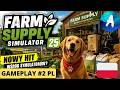 🚜 Farm Supply Simulator 25 PL | Zatrudniam PIERWSZYCH PRACOWNIKÓW! 💰 Gameplay #2