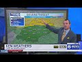 A few storms will linger tonight before drying out Friday