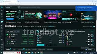 Dextools Trending Bot | Dextools Trending Top #7 #dextoolstrendingbot #pinksale #dexscreener