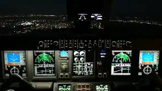 Piotr&#39;s Aviation no.19: Cockpit View LTBA LOT Polish Airlines Embraer 195 Night Departure GoPro HD