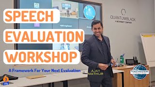 🎙️ Mastering Speech Evaluation: The EVALUATE Framework Demystified | Toastmasters Workshop