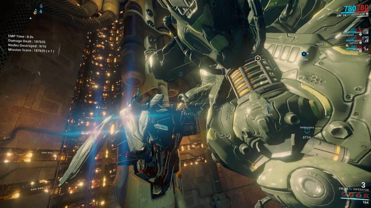 Warframe Fomorian Threat 5 Gold Cores