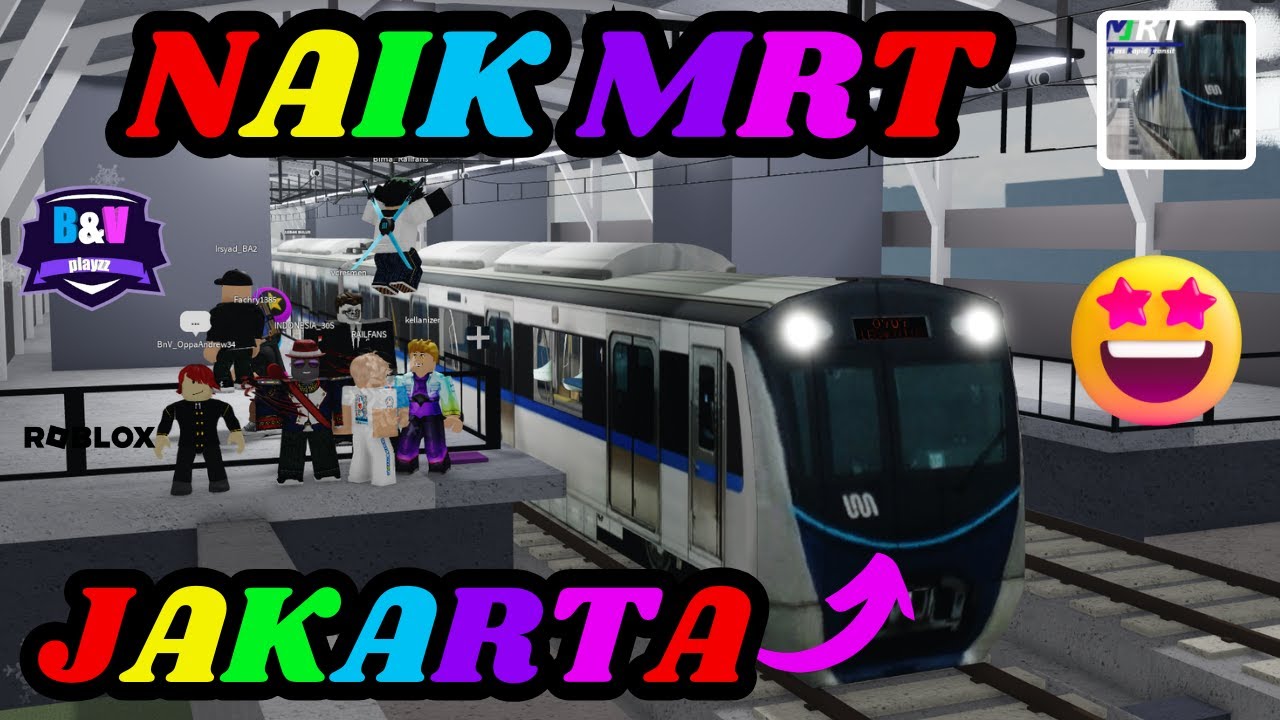 NAIK MRT JAKARTA TAPI DI ROBLOX!!! SESERU APA SIH?? 🤩🤩