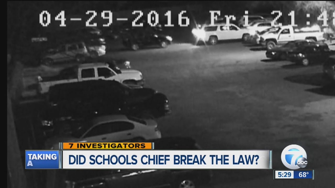 Lapeer schools chief caught on video damaging cars