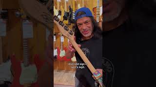 Robert Trujillo of @metallica drops his new Godin bass. We have only 4 signed! Don’t miss out.