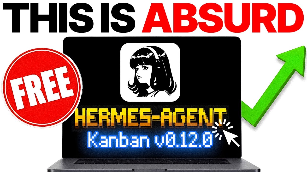 New Hermes Agent Kanban Update is INSANE!