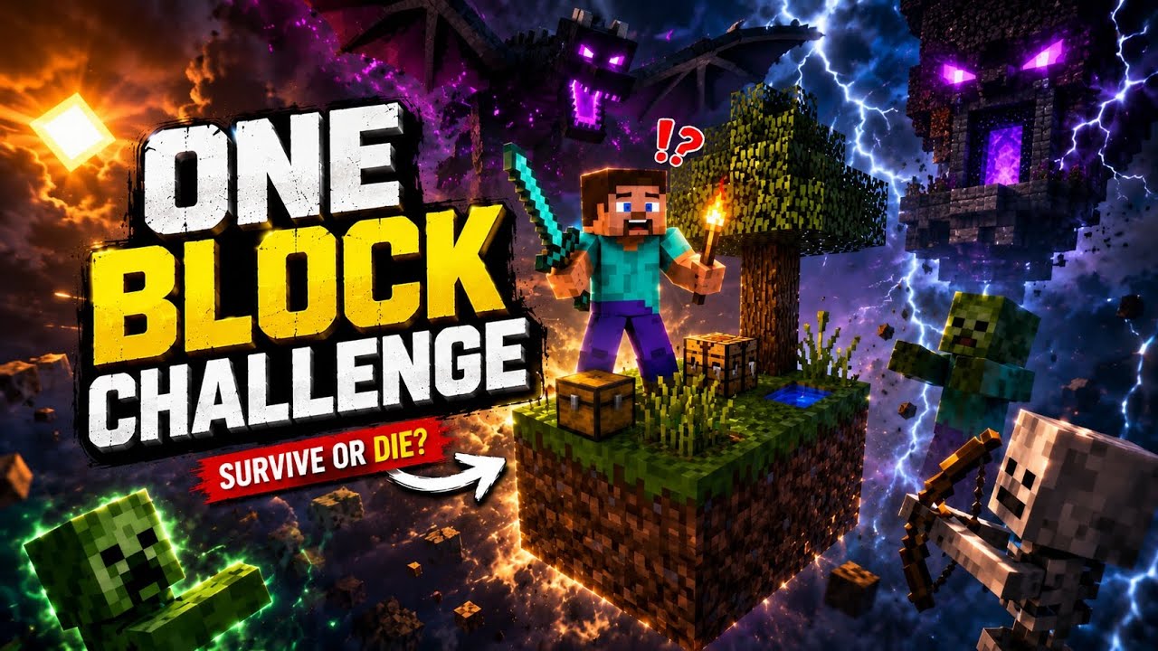 Minecraft One Block But Everything Changed… - YouTube