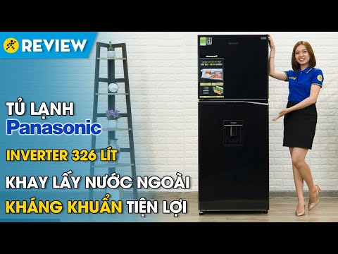 Tủ lạnh Panasonic Inverter 326 lít: lấy nước lạnh không cần mở tủ (NR-BL351WKVN) • Điện máy XANH