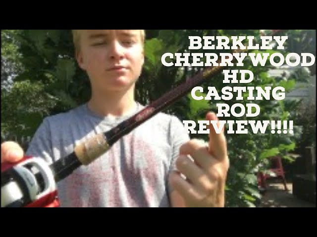 Berkley Cherrywood HD Casting Rod Review + Fishing 