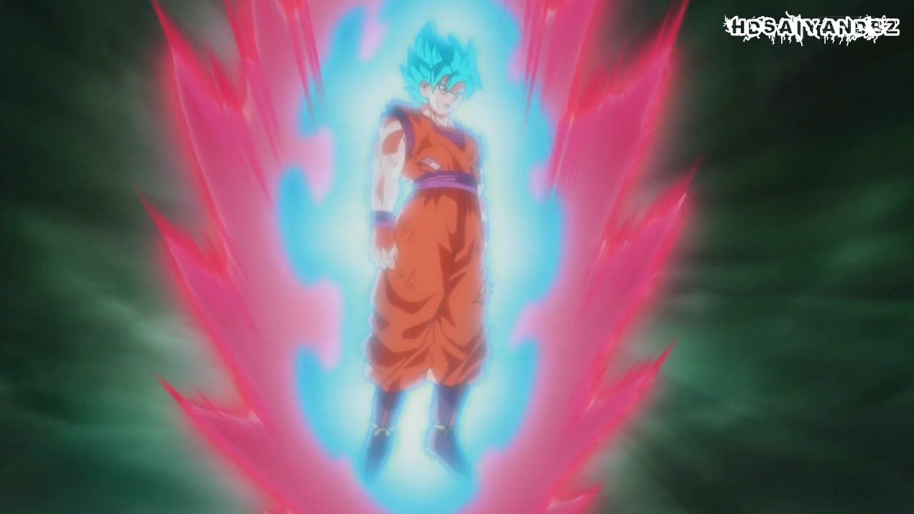 Goku SSJ blue kaioken - Dragon ball saga