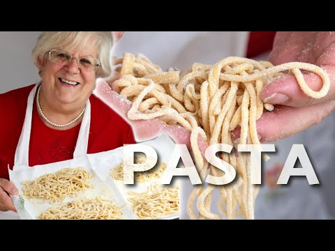 How to Make Pasta Dough with Italian Grandma Lulu | Homemade Spaghetti