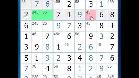 Sudoku Tutorial 3 - Box Line Pointing