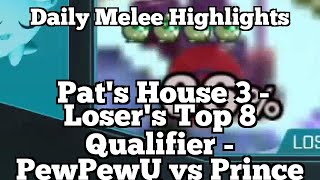 Daily Melee Highlights: Pat's House 3 - Loser's Top 8 Qualifier - PewPewU Vs Prince Abu Daily Melee Highlights: Pat's House 3 - Loser's Top 8 Qualifier - PewPewU Vs Prince Abu