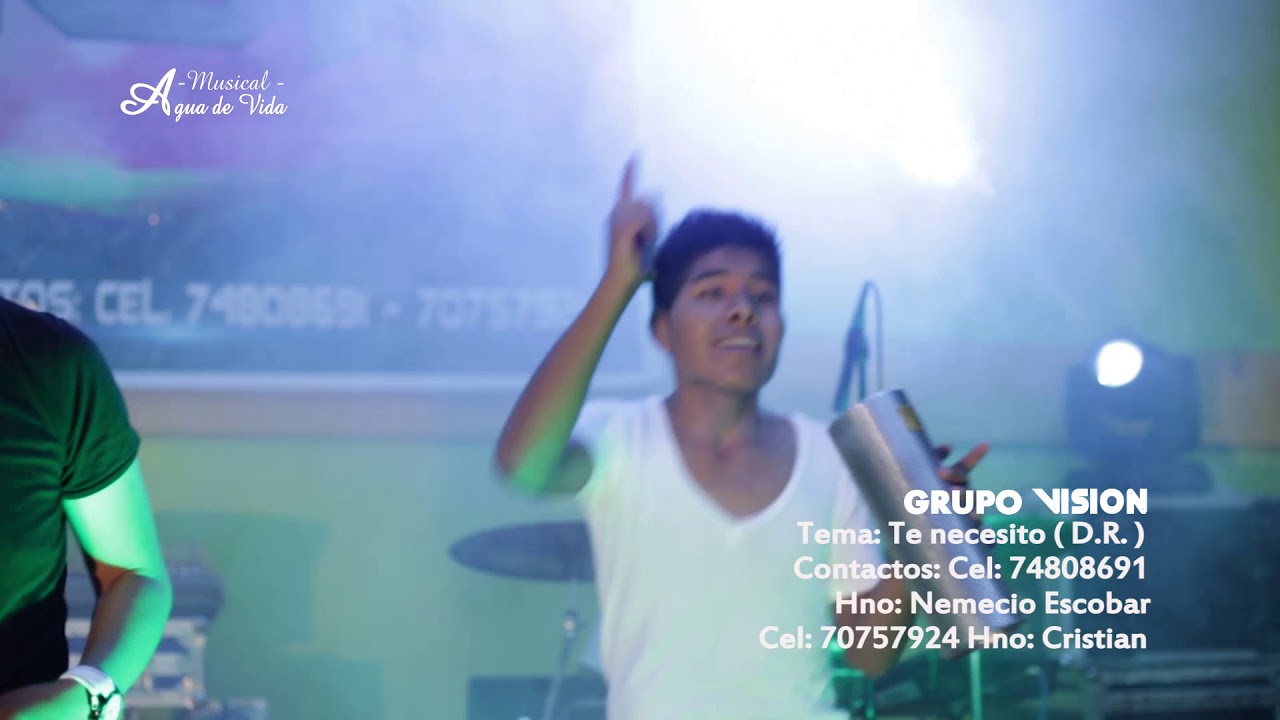 "STUDIO AGUA DE VIDA"   GRUPO:VISION DE CLIZA TE NECESITO