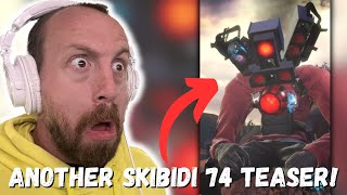 NEW SKIBIDI 74 TEASER!!! titans prepare for the final fight (skibidi toilet 74) REACTION!!!
