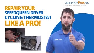 How To Test & Replace A Speedqueen Electric Dryer Cycling Thermostat