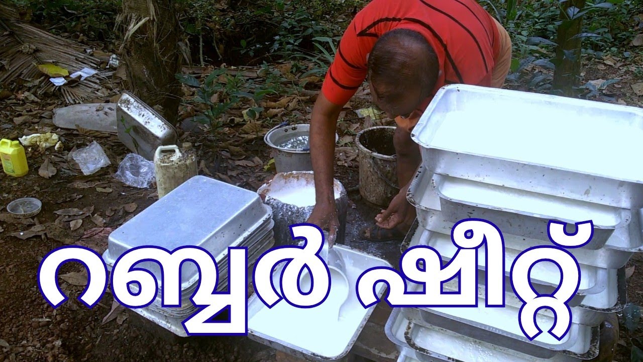 റബ്ബർ ഷീറ്റ് നിർമ്മാണം