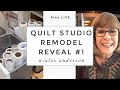 Alex Anderson LIVE - Quilting Studio Remodel - Reveal #1