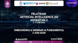 [Angkatan 3 Pertemuan 1] Onboarding & Webinar AI Fundamentals