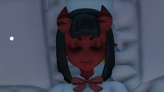 【MMD Meru The Succubus 】Couch on the bed with phone   Meru