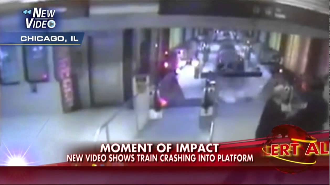 NEW VIDEO See the moment a subway train jumped the tracks at O'Hare
