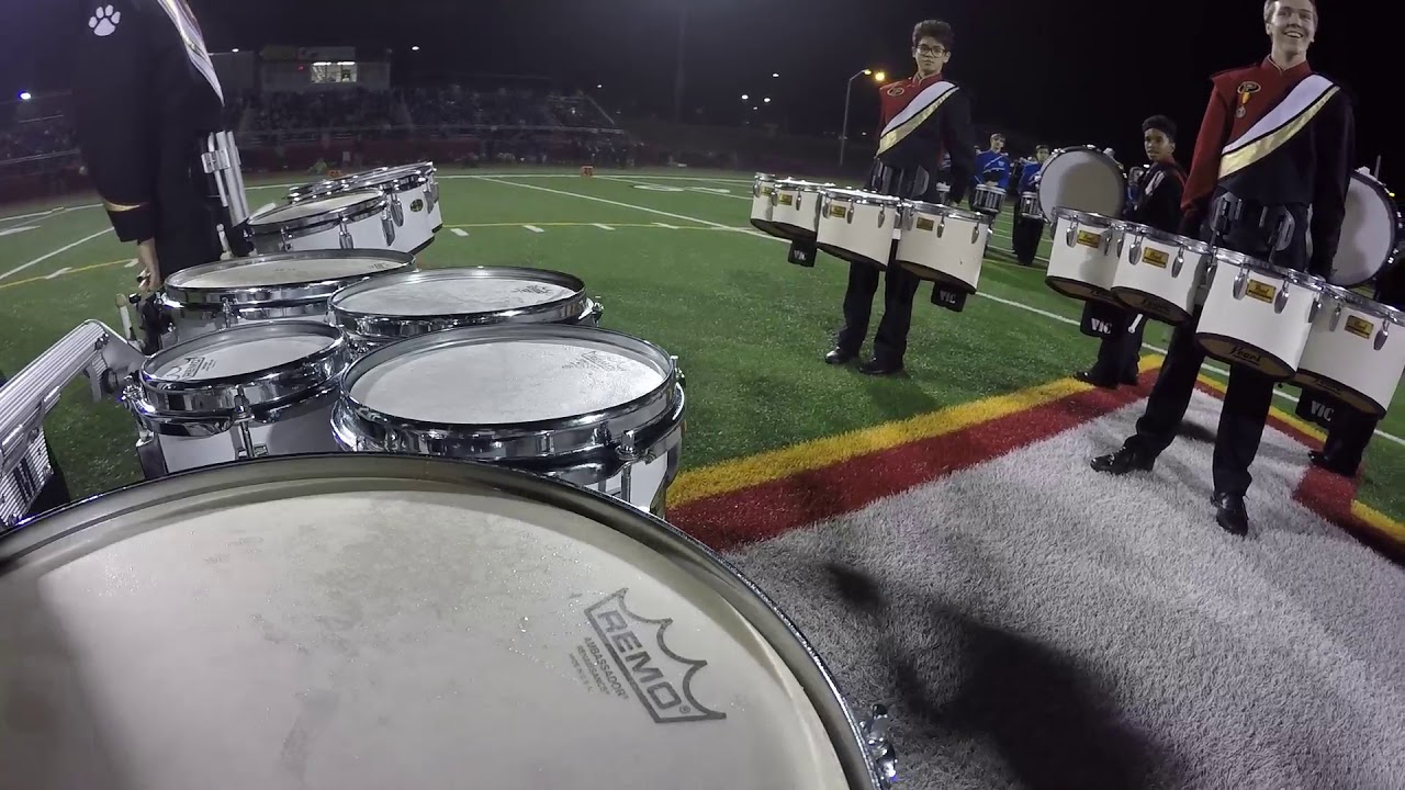 Valley HS Band GoPro View 10/14/2017 Competition Penncrest